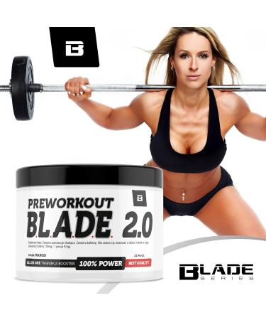 BLADE Series Preworkout 2.0 - Mango Booster 200g | Best Pre-Workout Supplement for Energy & Performance - Buy Online on GoSupps.com