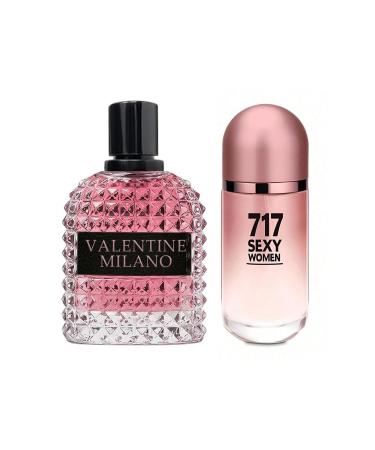 Women's Perfume Combo Set Milano Women&717 Sexy Women Floral Fruity Fragrance Eau De Parfum Elegant 100ml Bottle Natural Spray Each for Daily Used Milano&717 Sexy Women