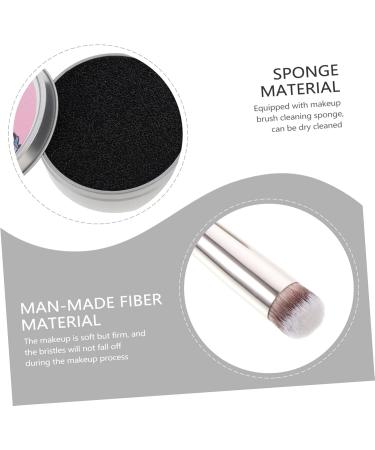 Beatifufu Makeup Brush Cosmetic and Cleaning Tools Portable Washing Scrubber Cleaning Pad Brush Sponge Brush Cleaner Mat Partial Eyelash Curler Cleaning Mat Makeup Utensils Artificial Fiber - Buy Online on GoSupps.com