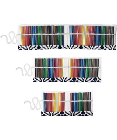 Abakuhaus Geometrico Wireless Pencil Bank Giapponese Mandala durable & portable pencil organizer 72 holes Blu Crema Scuro - Buy Online on GoSupps.com