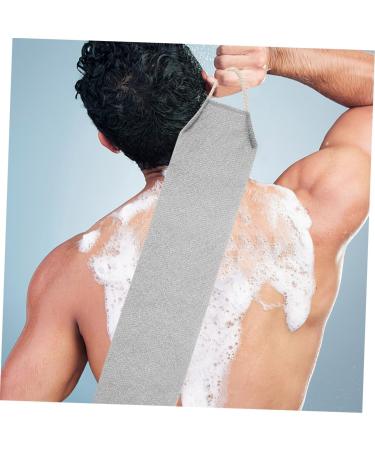 Vaguelly 2pi ces Lot de De Douche Exfoliants Extensibles pour Corps pour Dos Jambes Accessoires De Bain Gris Gris Clair - Buy Online on GoSupps.com