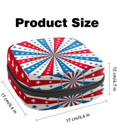 Muoooum Women s Bands Storage Bags - Portable Menstrual Cup & Pad Pouch in Watercolor Orange Green Stripes | Ideal for Teens & First Periods - Buy Online on GoSupps.com