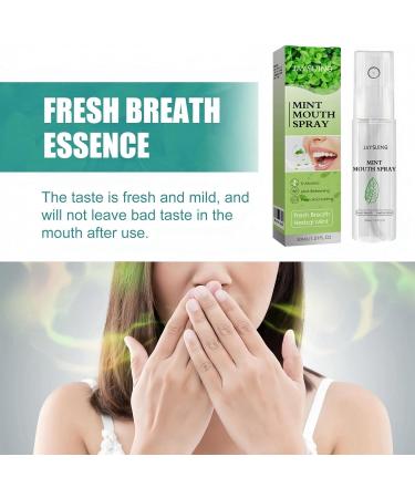 Fresh Breath Essence Breath Freshener Bad Breath Treatment Mouthwash for Bad Breath Breath Freshening Sprays Long Lasting Breath Spray Mint for Mouth Freshener Refreshing Mouth Spray Freshener - Buy Online on GoSupps.com