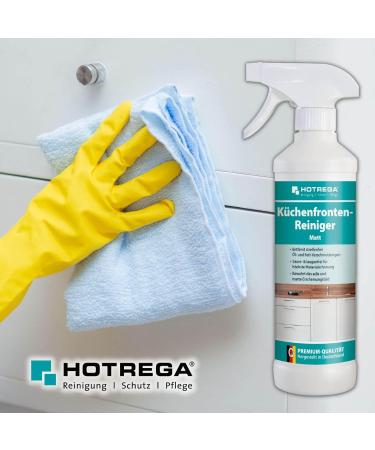 Buy HOTREGA Kitchen Front Cleaner Matt 500ml | Streak-Free Degreaser for a Sparkling Clean Kitchen | Fast International Shipping - Buy Online on GoSupps.com