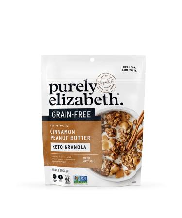 purely elizabeth Granola Peanut Butter Collagen Grain Free, 8 Oz