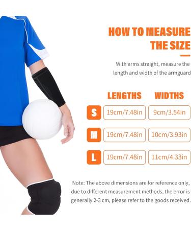 HOAAIGO Arm Sleeves for Volleyball & Running - Elastic Compression Sports Gear for Men & Women Black Size M - Buy Online on GoSupps.com