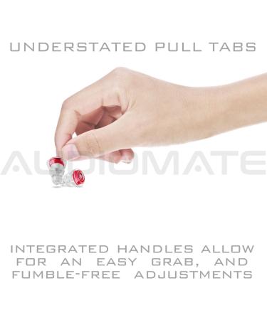 Audiomate High-Fidelity Earplugs with Metal Keychain Case - HiFi Noise Attenuating Ear Plugs for Musicians, Concerts, and Sleeping - Buy Online on GoSupps.com