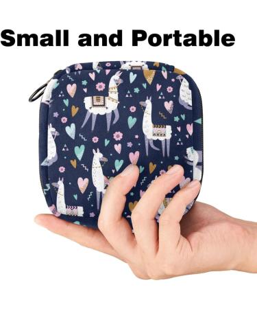 Multicolored Storage Bags for Women's Bandages - Sheep Flower & Heart Motifs | Large Menstrual Cup & Period Inserts | Ideal for Tampons & Panty Liners - Buy Online on GoSupps.com