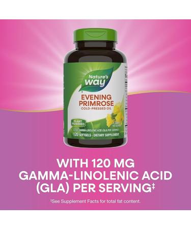 Nature's Way EfaGold Evening Primrose Oil 1300mg - 120 Softgels | Max Strength for Women's Health - Buy Online on GoSupps.com