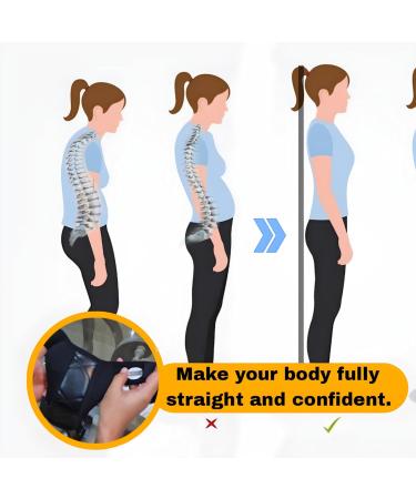 Neoprene Posture Corrector for Men & Women - Adjustable Upper Back Brace for Pain Relief & Clavicle Support (33-43) - International Shipping Available - Buy Online on GoSupps.com