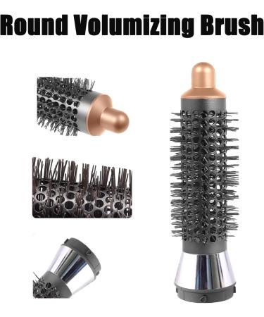 Round Volume Brush and Adapter For Dyson Supersonic HD15 HD01 HD02 HD03 HD04 HD08 Hair Dryer Attachment Hair Tool - Buy Online on GoSupps.com