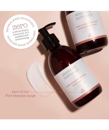 Elemental Herbology Hand and Body Cream - Sweet Orange & Rosemary | 290ml Invigorating Moisturizer with Essential Oils - Buy Online on GoSupps.com