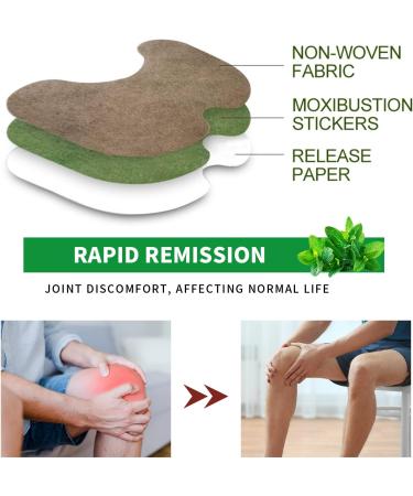 36 PCS Herbal Knee Relief Patches - Natural Joint Pain Relief for Knee, Back, Neck - Buy Online on GoSupps.com