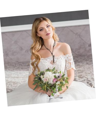 OFFSCH Mens Necklace Choker Necklace for Men Men's Necklace Leather Neck Chain Man Adjustable Cowhide Rope - Buy Online on GoSupps.com