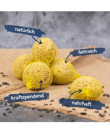 Lyra PET Wild Bird Feed - 200 All-Year Meisen Dumplings for Summer & Winter | Nutrient-Rich Energy Supplier | Buy Online for Hanging | Classic Grain-Eating Bird Feed - Buy Online on GoSupps.com