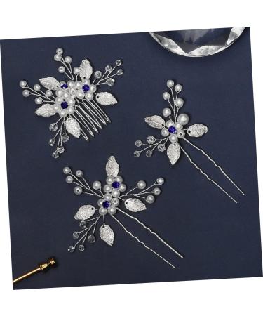 minkissy 4 Sets Bridal Wedding Comb Hair Leaf Bride Wedding Comb Green Accessories Bride Headdress Pearl Headpiece for Wedding Bride Headpieces Copper Wire Prom Flowers Banquet - Buy Online on GoSupps.com