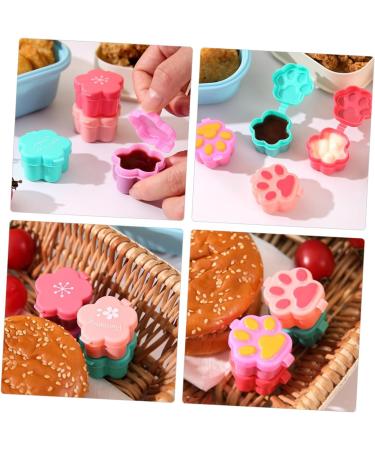 PRETYZOOM 8pcs Small Picnic Sauce Food To-go Cups Go Lids Container Car Dipping Cartoon Mini Lid Cup - Buy Online on GoSupps.com