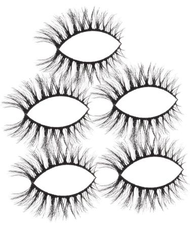 MAGICLULU Lash Strips 40 Pairs Fake Eyelashes Lash Bulk Natural Eyelashes Bulk Lashes Bulk Eyelashes Individual Lashes Human Hair Extensions Makeup Supplies 3d Extend Artificial Imitation - Buy Online on GoSupps.com