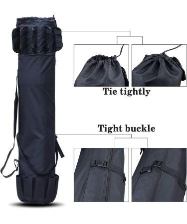 Sougayilang Fishing Rod Case Organizer - Travel Storage Bag for Rod and Reel - Gift for Father, Boyfriend, and Family - 120cm/4ft (Black) - Buy Online on GoSupps.com