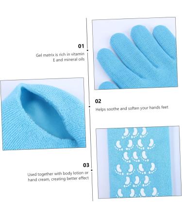 minkissy Gloves Gel Socks Spa Socks Moisture Socks Essential Oil Moisturizing Socks Cover Hand - Buy Online on GoSupps.com