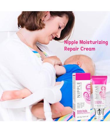 Nipple Moist Cream | Skin Repair & Moisturizing Balm for Sore Cracked Nipples | 0.9 Oz | Ideal for Breastfeeding Moms - Buy Online on GoSupps.com