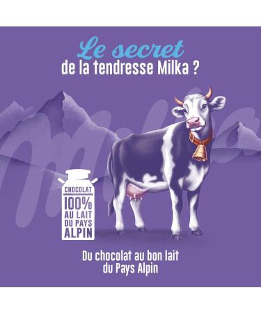 Milka - Barre de Chocolat au Lait Alpin - Snack Emporter - Go ter Enfant et Pause Gourmande - Cacao Durable - 45 g - Pr sentoir de 30 unit s - Buy Online on GoSupps.com