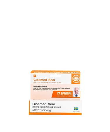 Cicamed Scar Treatment Gel - Medical Grade Silicone for Old & New Scar Removal - Clinically Tested for Face, Body, C-Sections & Surgical Scars - Buy Online on GoSupps.com