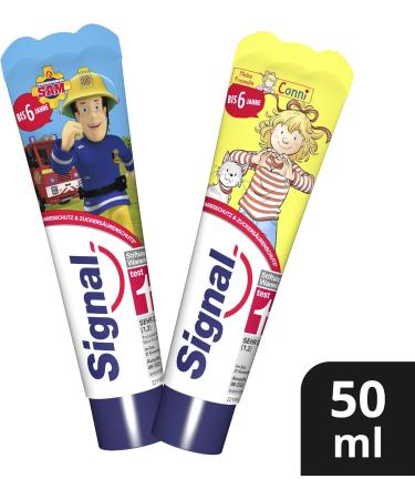 Signal Kids Toothpaste 50ml - Mild Fruit Flavor for Children Up to 6 Years - Various Designs - International Shipping Available - Buy Online on GoSupps.com