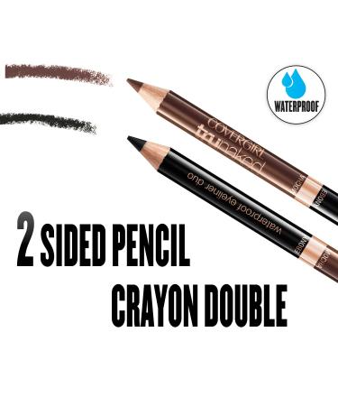 COVERGIRL truNaked Waterproof Eyeliner Duo in Mocha/Ebony - 0.03 oz (Packaging May Vary) - Buy Online on GoSupps.com