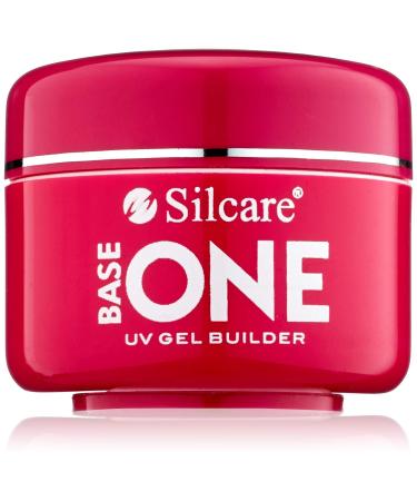 Base One Cover 15g UV Gel Camouflage Ideal for French Nails Builder File Off Gel Silcare