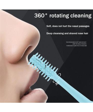 2024 2-in-1 Nasal Hair Cutter & Nose Hair Trimmer - Portable Manual 360 Rotating Tool for Men & Women - Nose & Ear Hair Remover Set - Buy Online on GoSupps.com