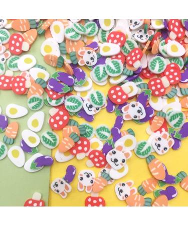 RT 100g Mixed Vegetable Polymer Clay Sprinkles for Crafts DIY Sliime Filler Nail Art Decor Y118 (Color : Mixed) - Buy Online on GoSupps.com