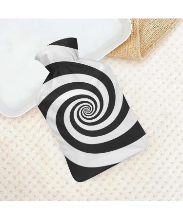 Hot Water Bottle with Lid - Rubber Spiral Strip for Pain Relief Cramps & Foot Warmth - Hot & Cold Therapy - Buy Online on GoSupps.com