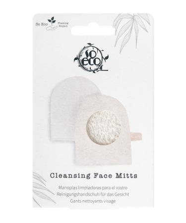 So Eco Cleansing Face Mitts White