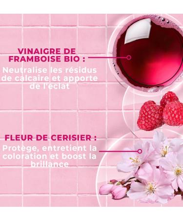 ENERGIE FRUIT | Sulfate-free Shampoo | Cherry Blossom & Organic Raspberry Vinegar | Colored & Highlighted Hair | Vegan | 250 ml - Buy Online on GoSupps.com