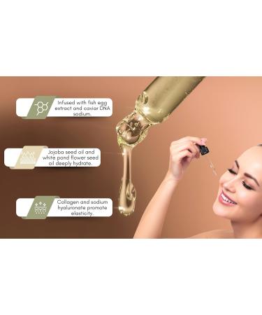 Luxury Caviar Anti-Aging Serum 1 oz | Hydrate Firm Reduce Wrinkles & Revitalize Skin - International Shipping Available - Buy Online on GoSupps.com
