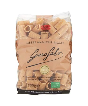 YesEatIs Garofalo - Special Box - Organic Whole Wheat Pasta - Mezze Maniche Rigate 5-32 (1 kg) + Stelline 5-103 (1 kg)