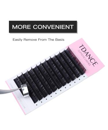 TDANCE Premium D Curl 0.18mm 14-19mm Silk Lash Extensions for Professional Salon Use - Buy Online on GoSupps.com