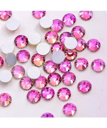 Dowarm 1440 Pieces SS4 Flatback Rhinestones 1.5MM Tiny Flatback Nail Crystal Rhinestones for Craft Dance Costumes Flat Back Nail Crystals Non Hotfix Rhinestones (SS4 / 1.5MM Rose Vitrail) - Buy Online on GoSupps.com