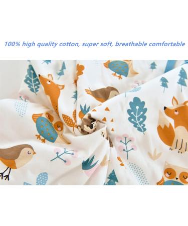 Chilsuessy Toddler Sleeping Bag with Feet | 2.5 Tog Baby Sleep Sack | Forest Animals Design | CPC Certified | Cotton Wearable Blanket 80cm | Ages 2-3 - Buy Online on GoSupps.com