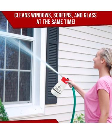 Full Crystal Kit - Window Cleaner with Hose Attachment & 4 oz Crystal Powder for Glass and Screens - 2 Piece Set - Buy Online on GoSupps.com