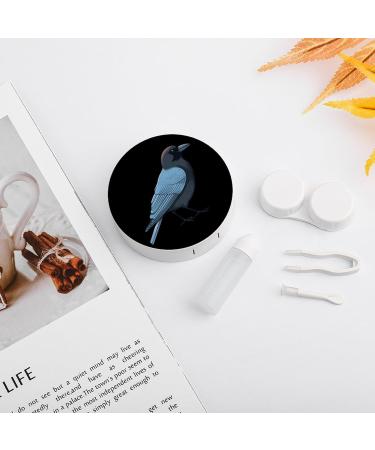 Crow Contact Lens Travel Kit | Portable Cute Contact Box with Mirror for Daily Outdoor Use - Shop Now - Buy Online on GoSupps.com