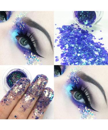 Buy BOSDONTEK 12 Boxes Glitter for Nail Face & Body - Makeup Art & Festival Decoration | International Shipping Available - Buy Online on GoSupps.com