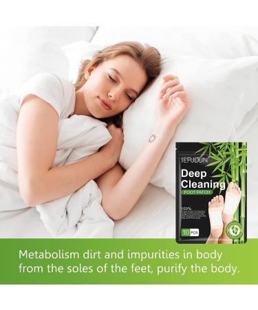 Natural Cleansing Foot Pads - Deep Cleanse & Foot Care - 20 pcs - Latest Holiday Gift - Buy Online on GoSupps.com