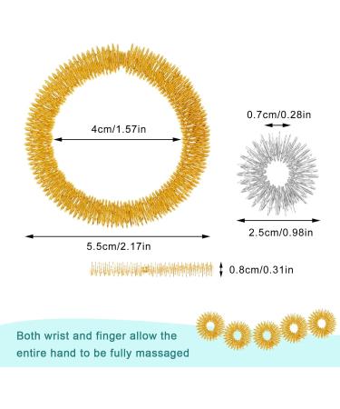 Tao Pipe 12-Piece Massage Ring Set | Acupressure Rings for Stress Relief & Blood Circulation - Ideal for Osteoarthritis - Buy Online on GoSupps.com