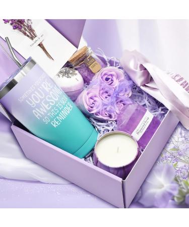 Cadeau Femme 11 Pi ces Cadeau Anniversaire Maman Original Utile Coffret Soin Femme Coffrets de Bain et de Soins pour No l Fete des Meres Saint-Valentin Maman Collegue Amie Soeur Violet - Buy Online on GoSupps.com