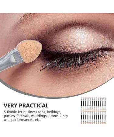 FOMIYES 120 Pcs Latex Eye Shadow Stick Eyeshadow Brush Disposable Makeup Brush for Women Double Head 7.5x1x0.5cmx5pcs Beige Khaki X5pcs - Buy Online on GoSupps.com
