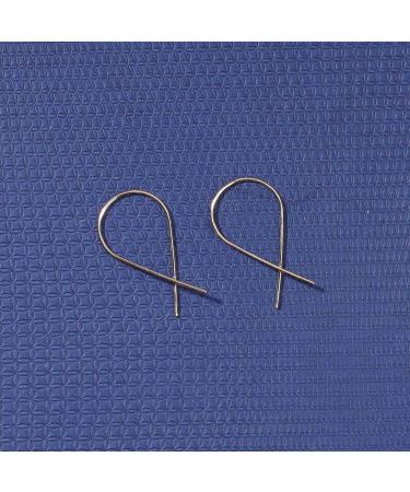 Cross Arc Threader Earrings - Gold Geometric Wire Twist Hoops for Women & Girls | Perfect Gifts - Buy Online on GoSupps.com
