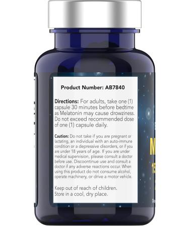 tnvitamins Melatonin 15 MG Per Capsule (240 Capsules) | All-Natural Sleeping Pills for Adults | Extra Strength Melatonin | Nighttime Sleep Aid | Natural Sleep Support Supplement 240 Count (Pack of 1) - Buy Online on GoSupps.com