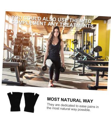 Buy Women's 3 Pairs Fingerless Compression Gloves & Wrist Support Warm Comfortable & Ideal for Carpal Tunnel Relief - Buy Online on GoSupps.com